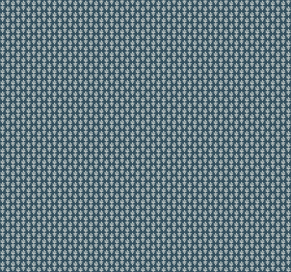 Petal Blue Small Prints Non Woven Wallpaper Unpasted, Washable, Strippable, 25.25-in Repeat, 27-in x 27-ft Roll - York RP7366