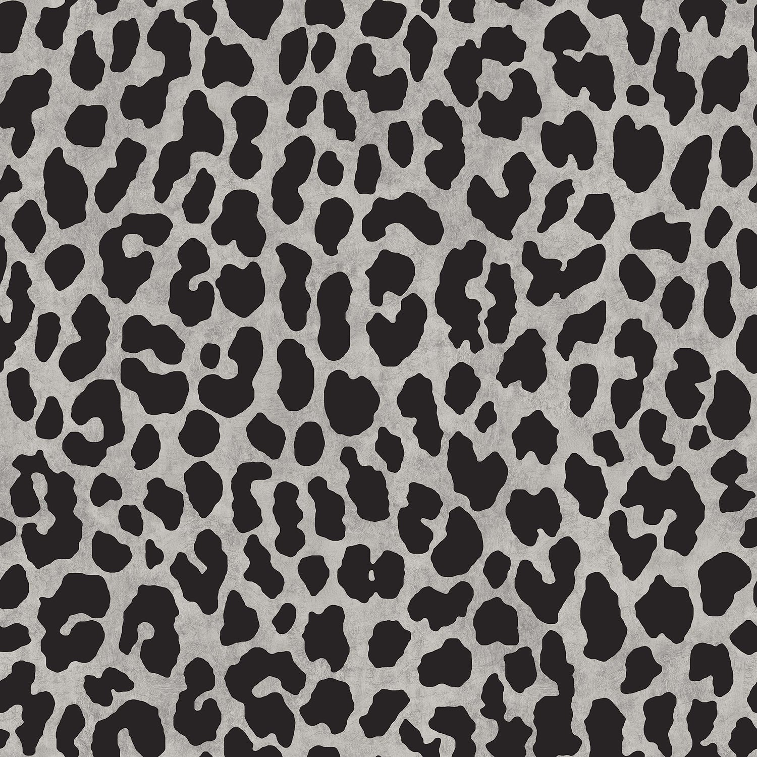 RuLeopard Black Peel & Stick Wallpaper with Modern Novelty Leopard Pattern - RPS6150