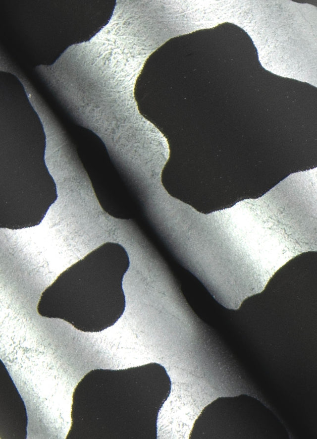 RuLeopard Black Peel & Stick Wallpaper with Modern Novelty Leopard Pattern - RPS6150