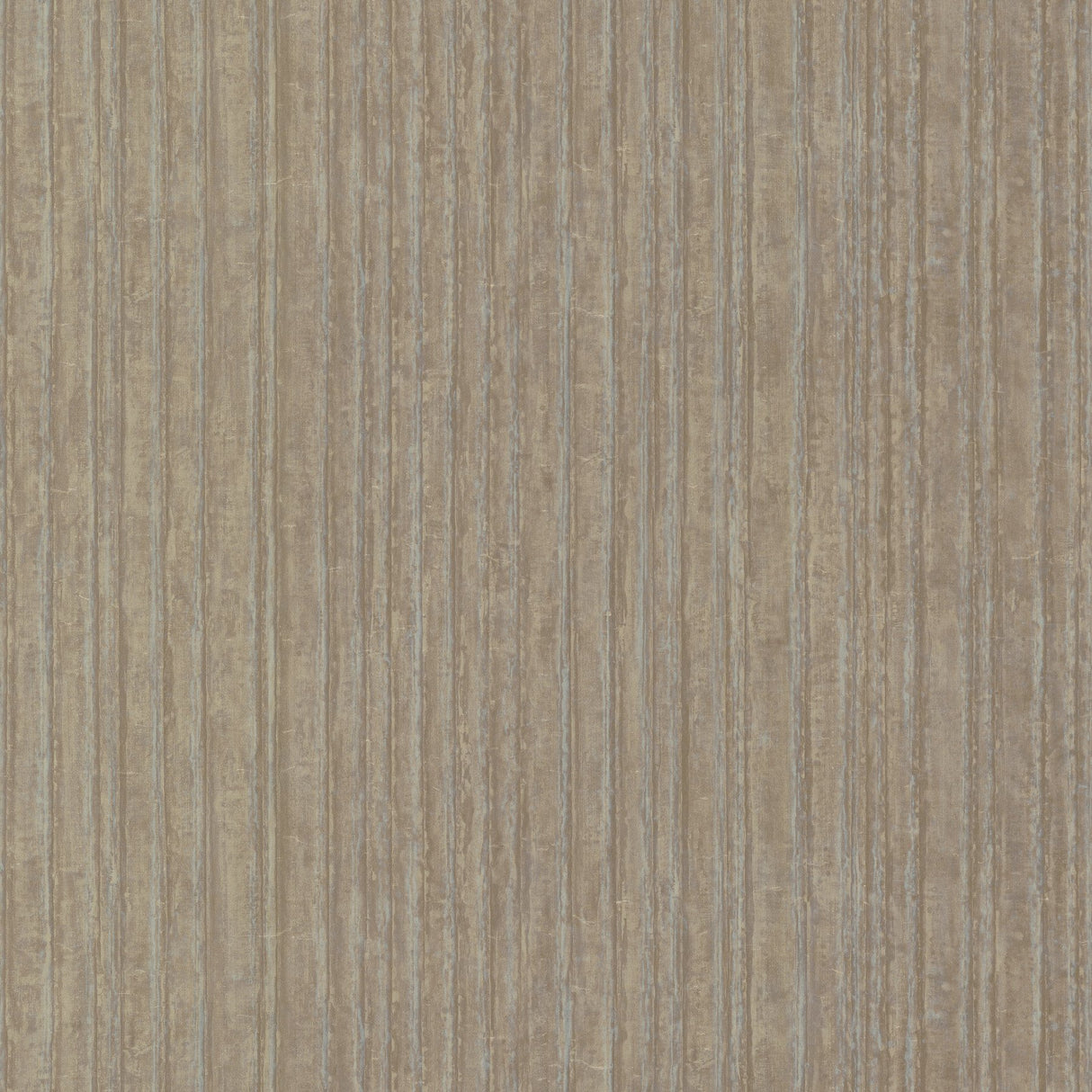 Vintage Tin Satin Brass Wallpaper with Corrugated Metallic Texture - York RRD7607N