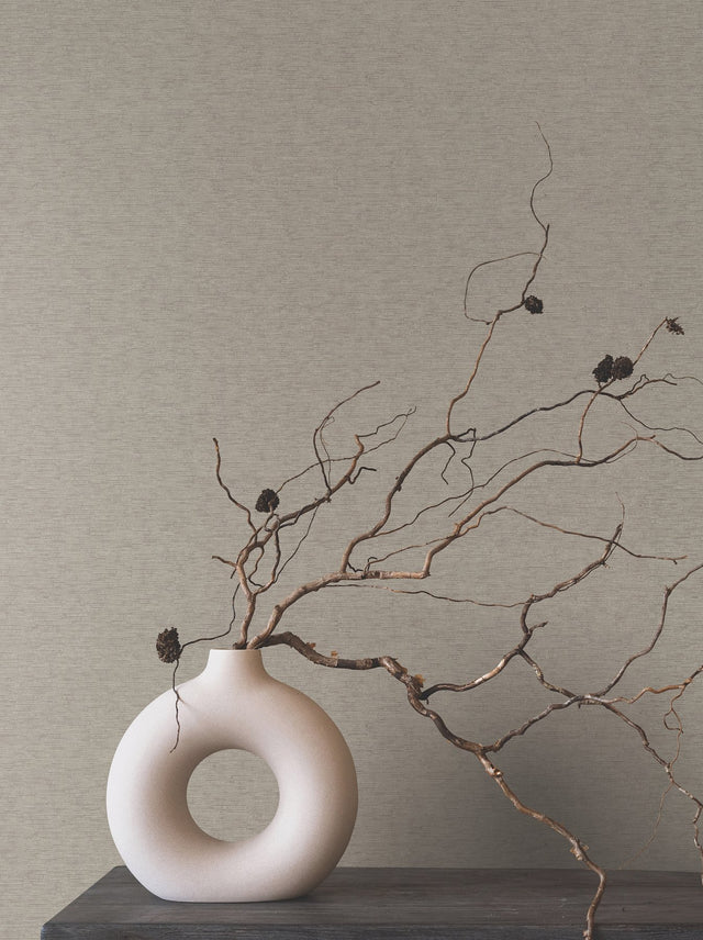 Cantilever Timber Brown Wallpaper with Textured Abstract Motif - York RRD7617N