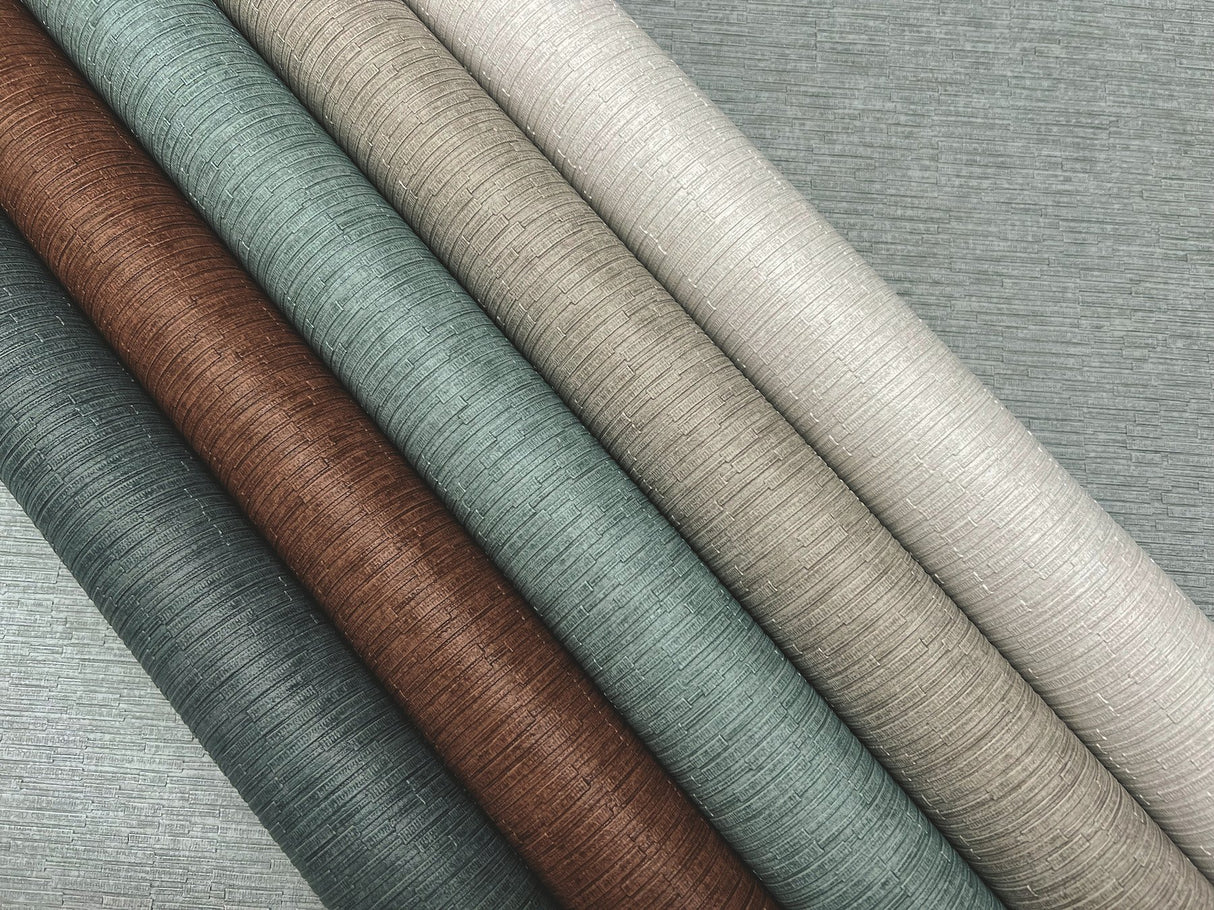 Cantilever Redwood Wallpaper with Textured Industrial Style - York RRD7619N
