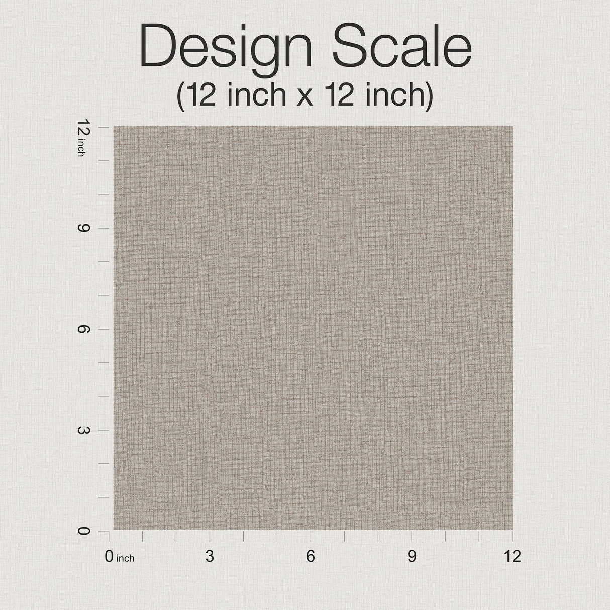 Rugged Linen Sequoia Wallpaper with Textured Linen Weave - York RRD7641N