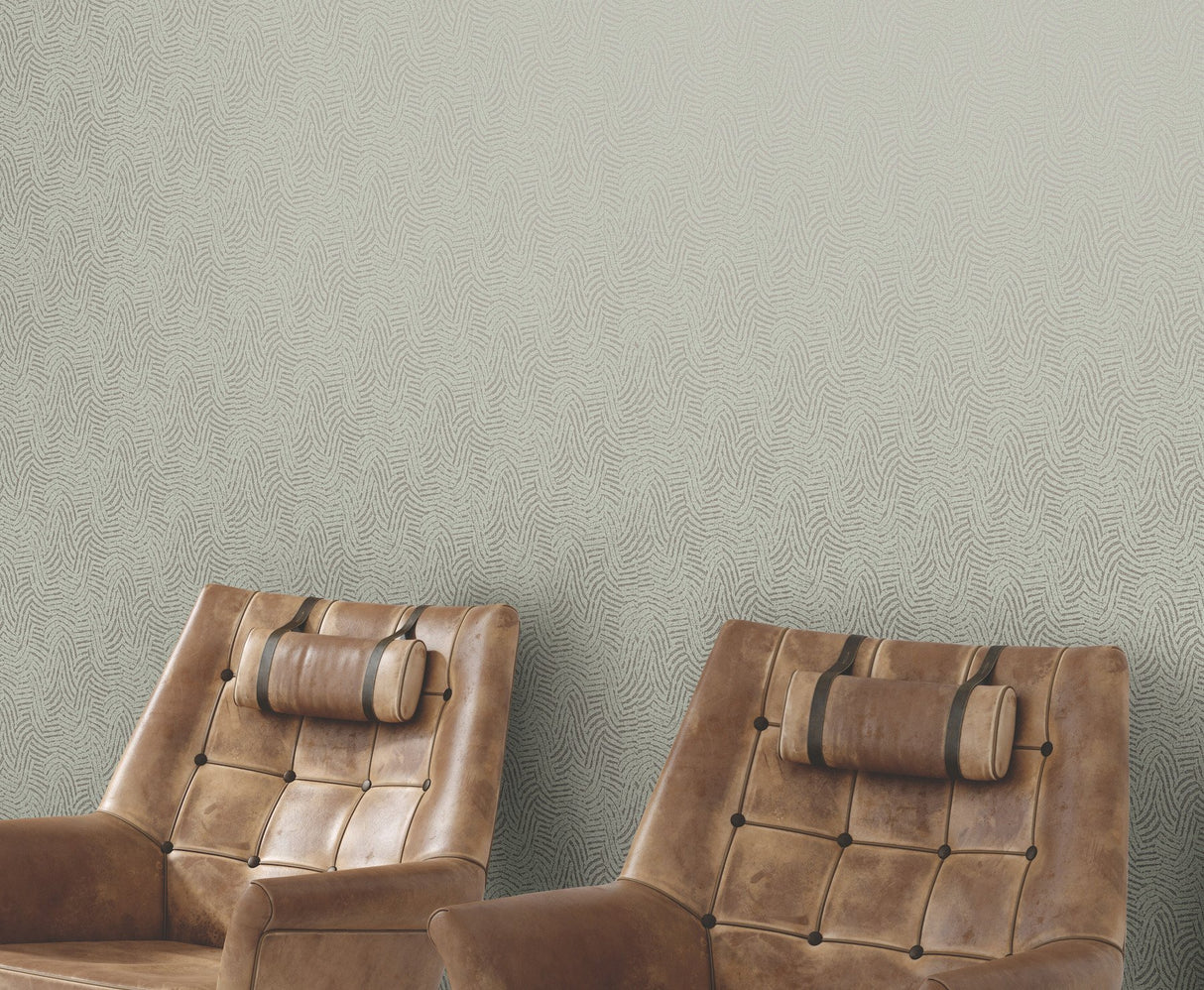 Helix Shale Wallpaper with Abstract Brushstroke Pattern - York RRD7655