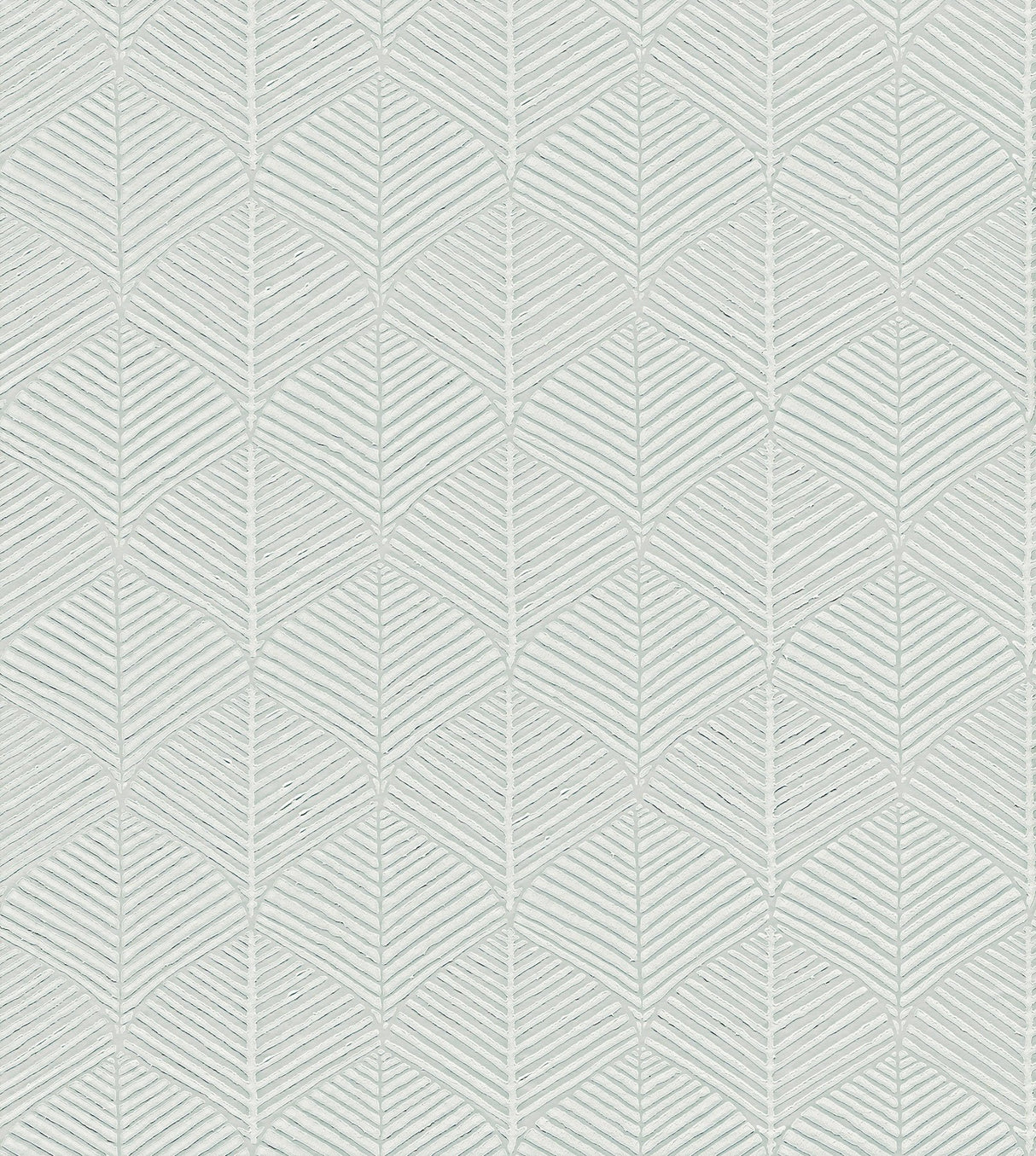 Universal Nature Gravel Wallpaper with Geometric Palm Frond Motif - York RRD7659N