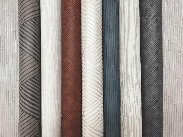 Universal Nature Shadow Black Geometric Vinyl Wallpaper - York RRD7662N