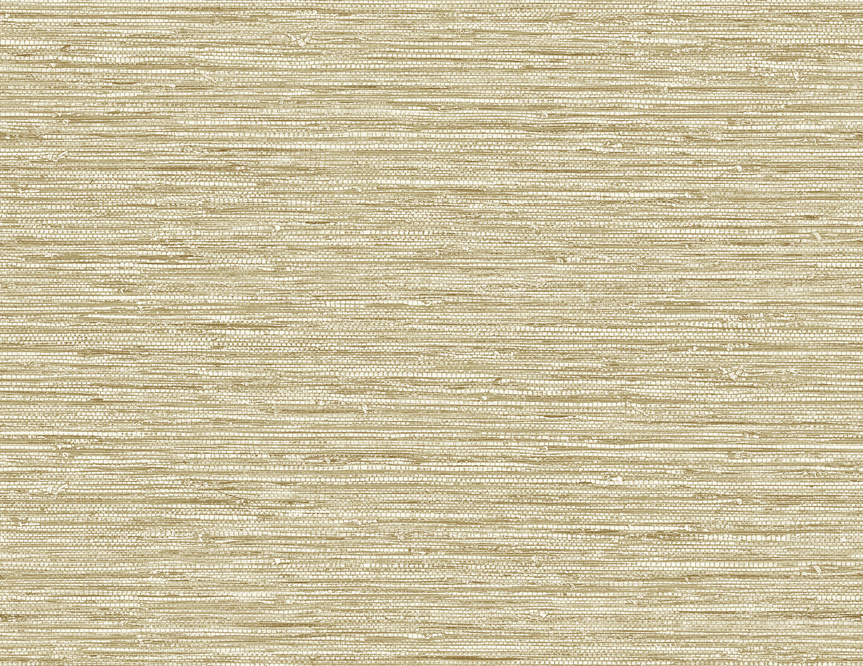Isla Faux Jute wallpaper in Saddle Tan faux grasscloth texture
