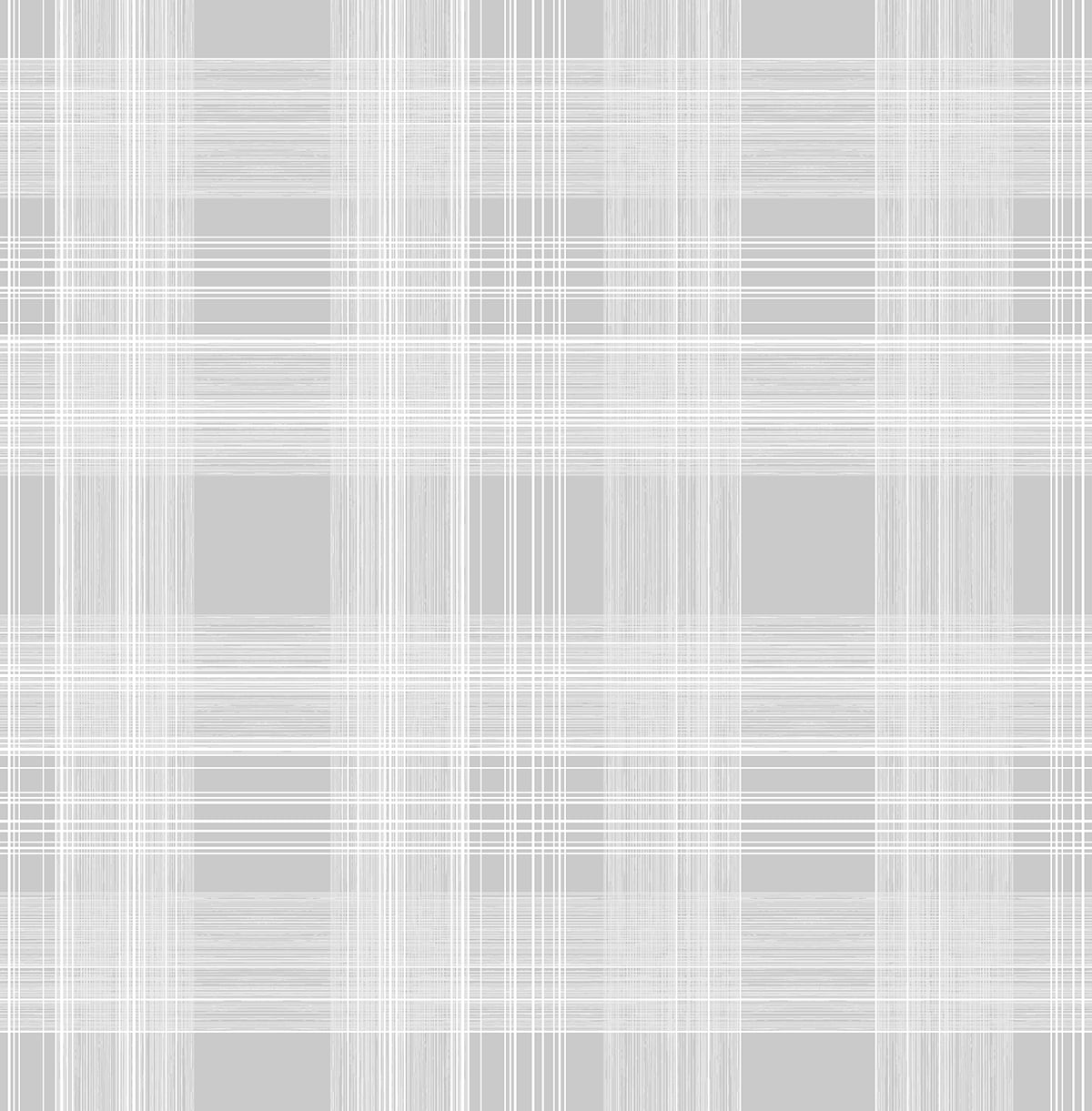 Rad Plaid peel and stick wallpaper in Harbor Grey plaid pattern