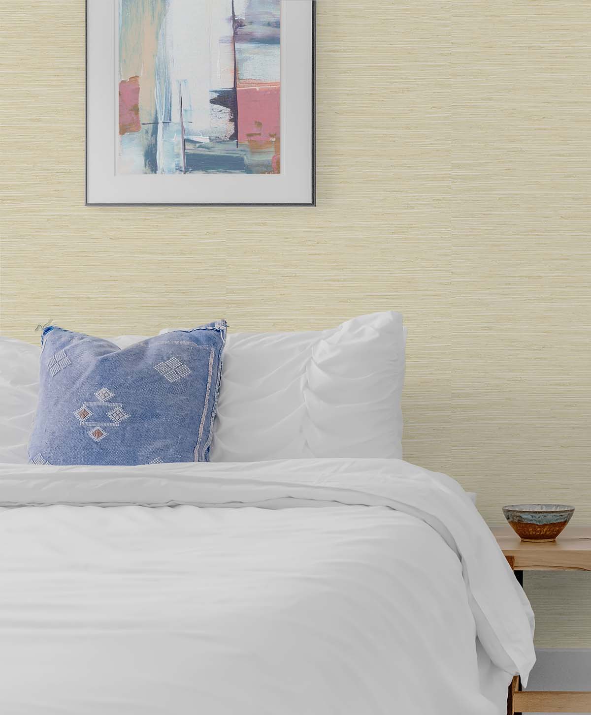 Saybrook Faux Rushcloth Sand Dunes by Stacy Garcia Peel & Stick Wallpaper – Stacy Garcia Home SG11403