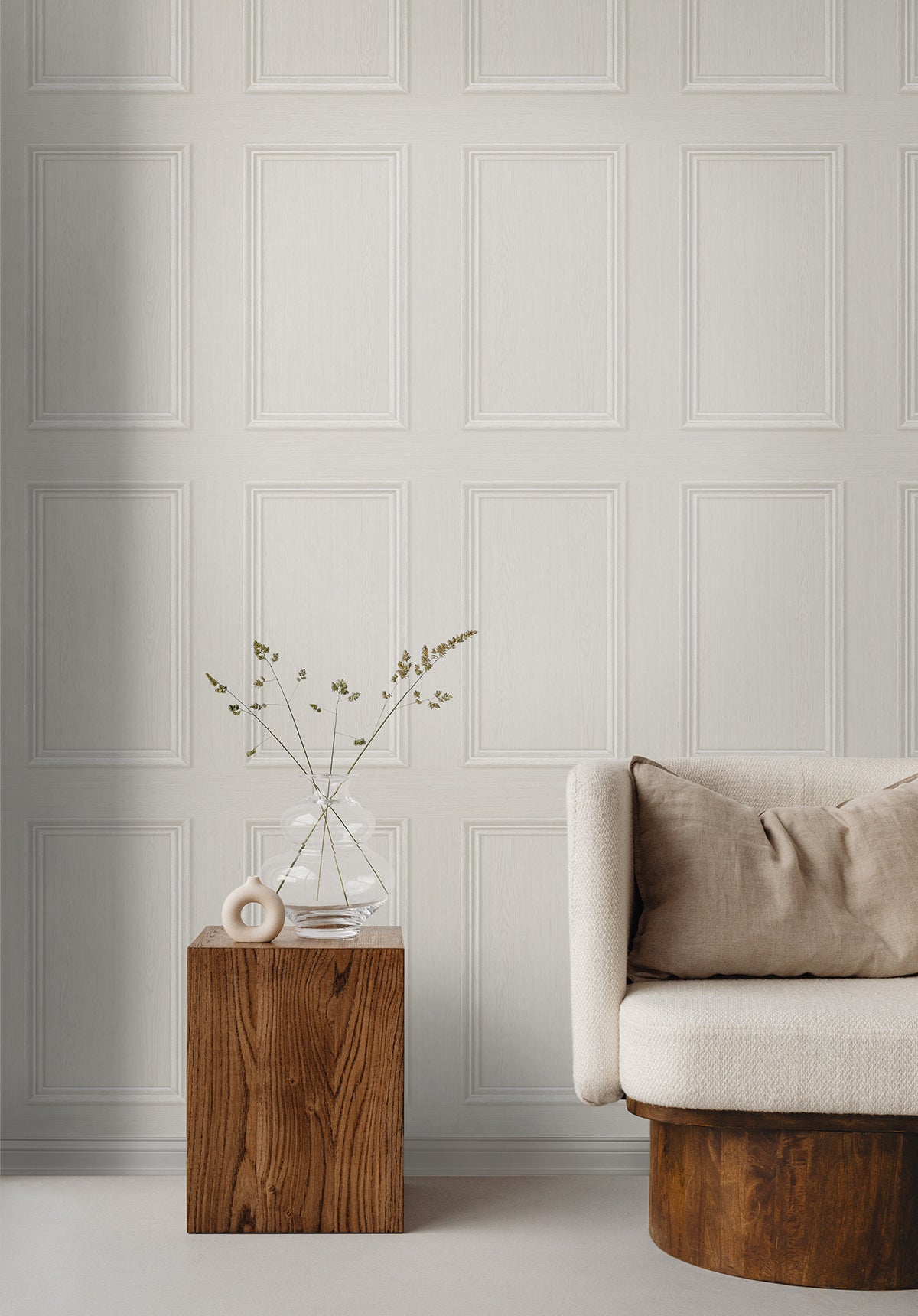 Faux Wood Panel Dove by Stacy Garcia Peel and Stick Peel & Stick Panel Wallpaper – Stacy Garcia Home SG11800