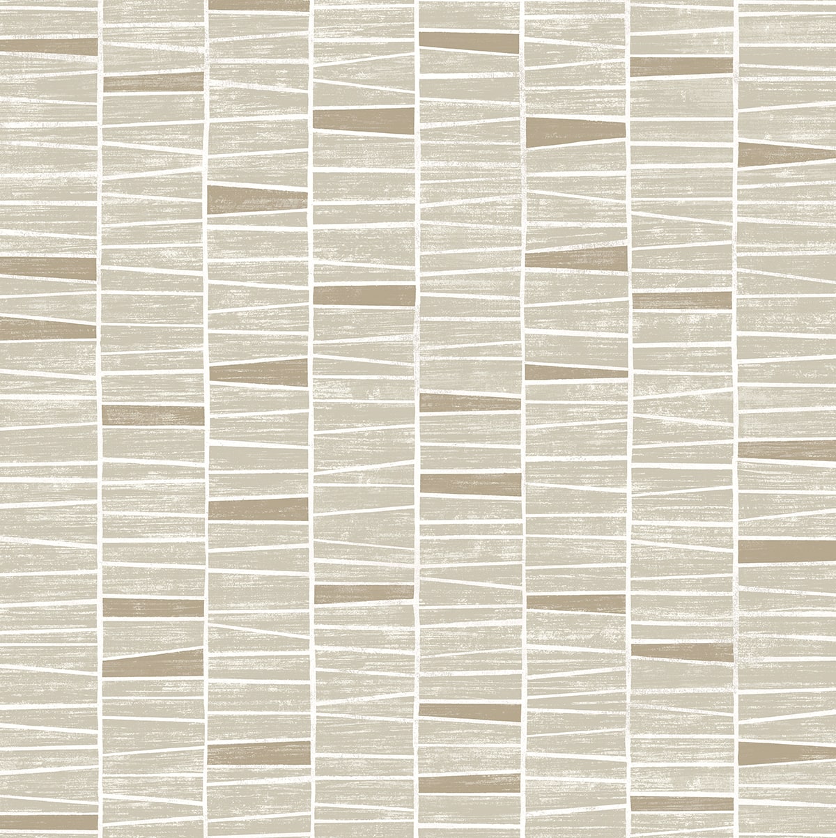 Organic Stripe neutral peel and stick striped wallpaper in beige tones