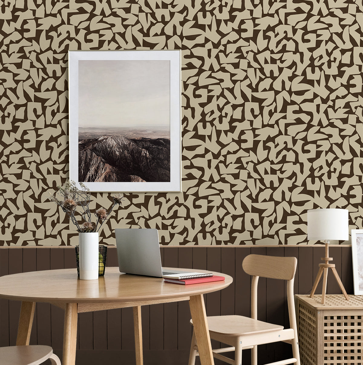 Graphic Geo Brown by Stacy Garcia Peel and Stick Geometric Peel & Stick Wallpaper – Stacy Garcia Home SG12806