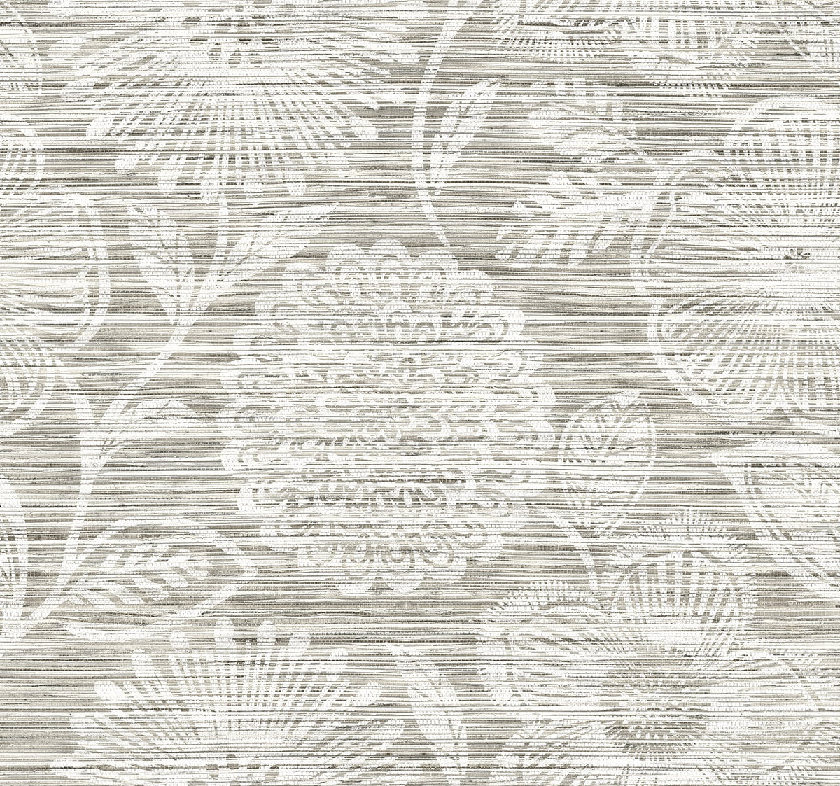 Faux Grass Floral Harbor Grey by Stacy Garcia Peel & Stick Wallpaper – Stacy Garcia Home SG13308 -Sample