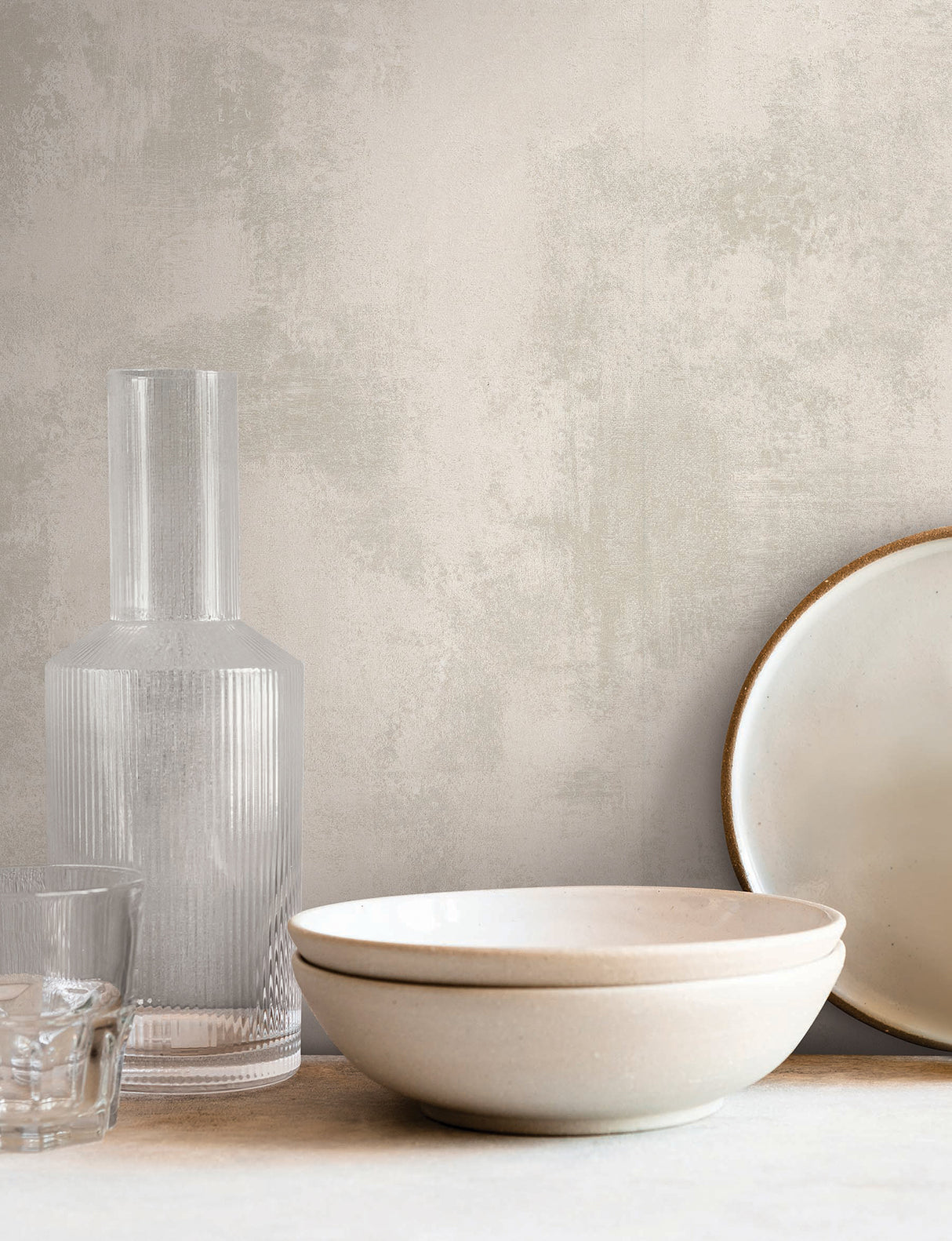 Italian Plaster Pearl by York Wallcoverings Unpasted Vinyl Non Woven Scrubbable Strippable Wallpaper Signature Textures 3 - SI18561