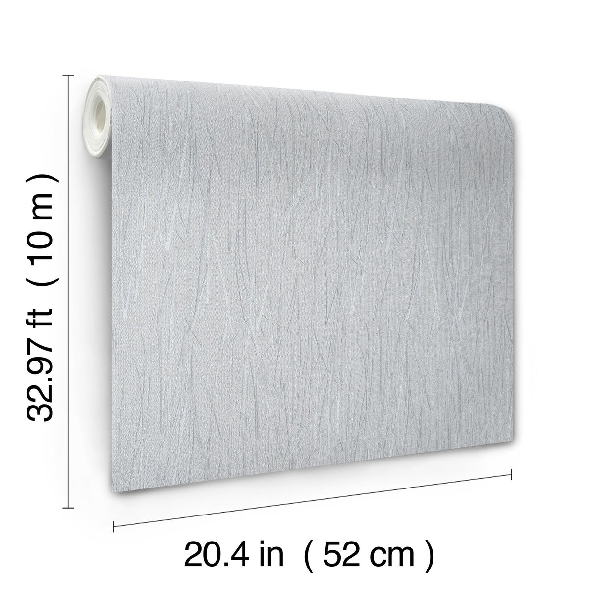 Piedmont Bamboo Grey Wallpaper with Modern Raised Prints Texture - York SI20710