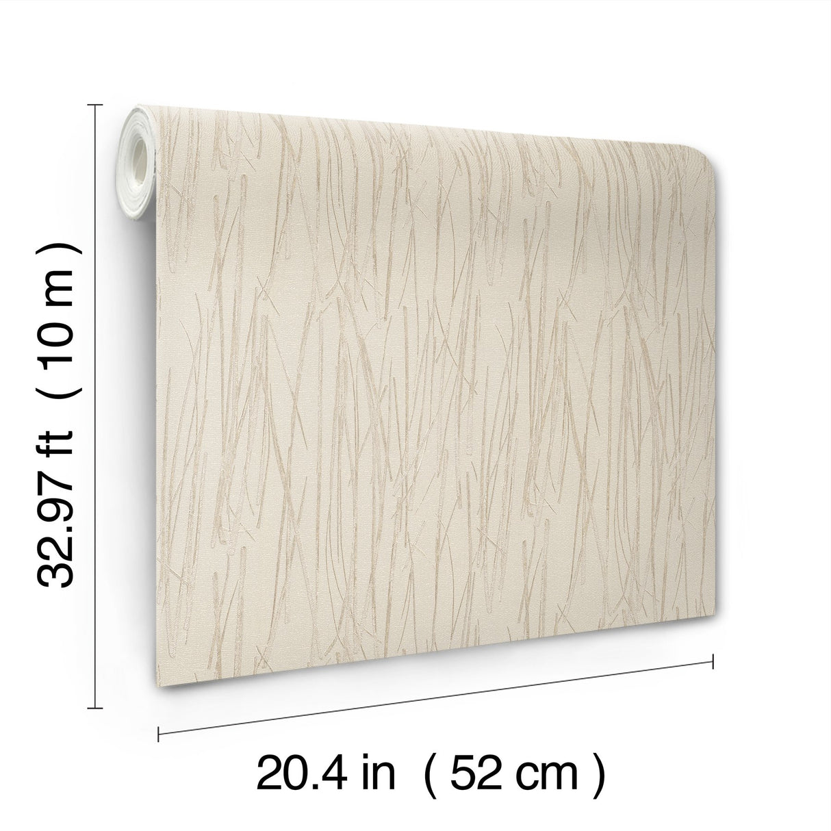 Piedmont Bamboo Ivory Wallpaper with Raised Modern Bamboo Motif - York SI20711