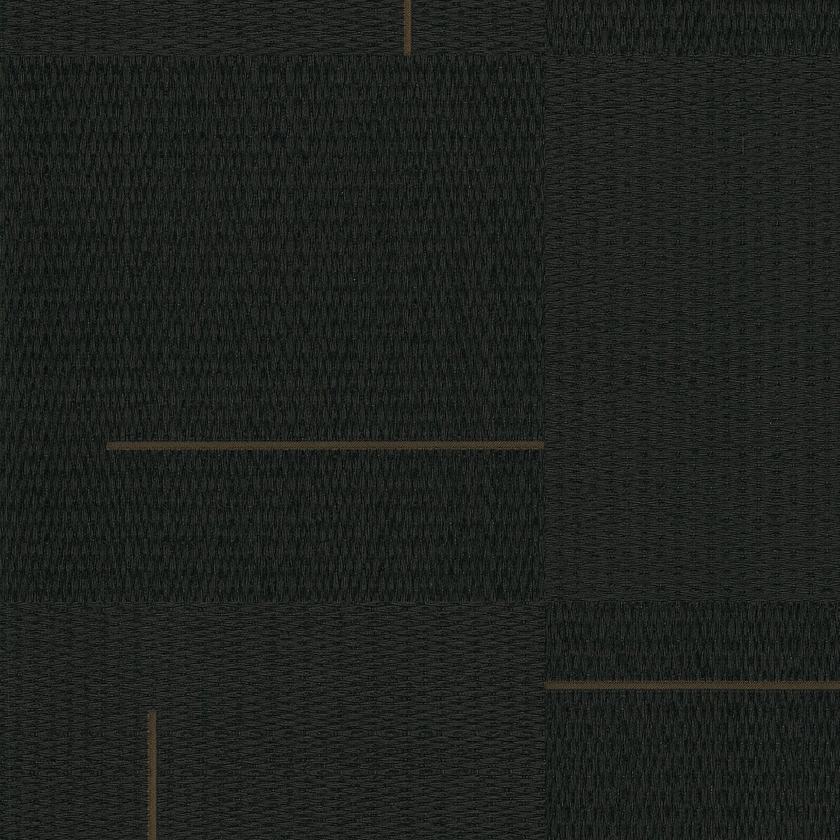Geo Block Weave Black Wallpaper with Modern Geometric Checkerboard Pattern - York SI24905