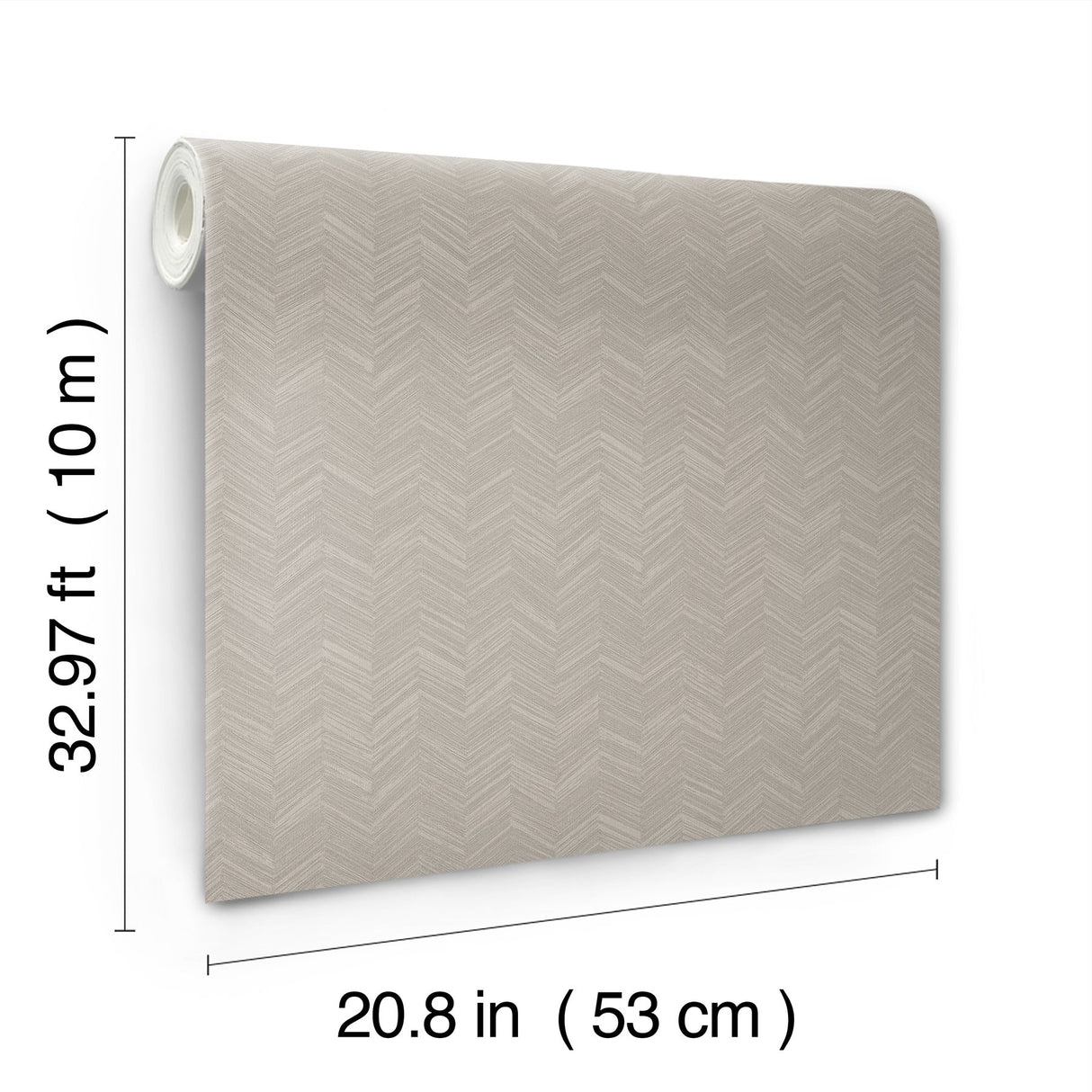Raised Chevron Taupe Wallpaper with Modern Chevron & Houndstooth Pattern - York SI25362