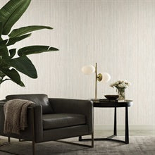 Wistman Stripe Cream by York Wallcoverings Vinyl on Non Woven Wallpaper – York Wallcoverings SI25714