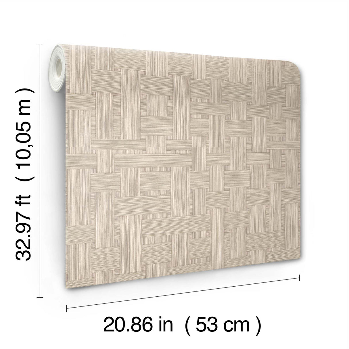 Basketry Wheat by York Wallcoverings Woven Vinyl Wallpaper – York Wallcoverings SI25721