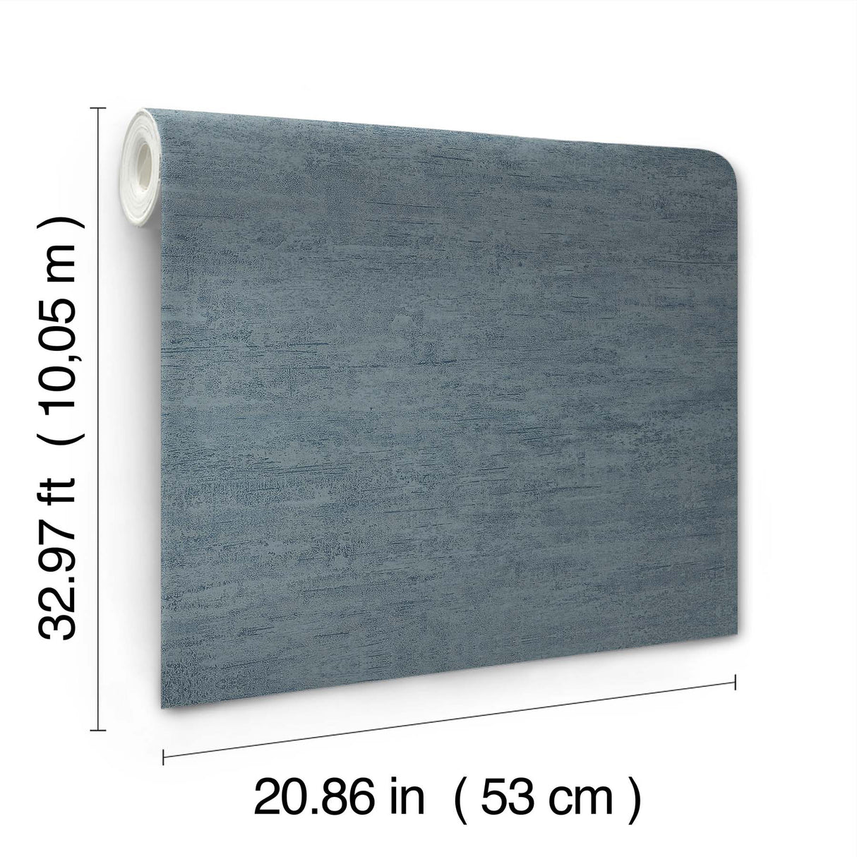 Weathered Stucco Dusty Blue by York Wallcoverings Textured Vinyl Wallpaper – York Wallcoverings SI25752