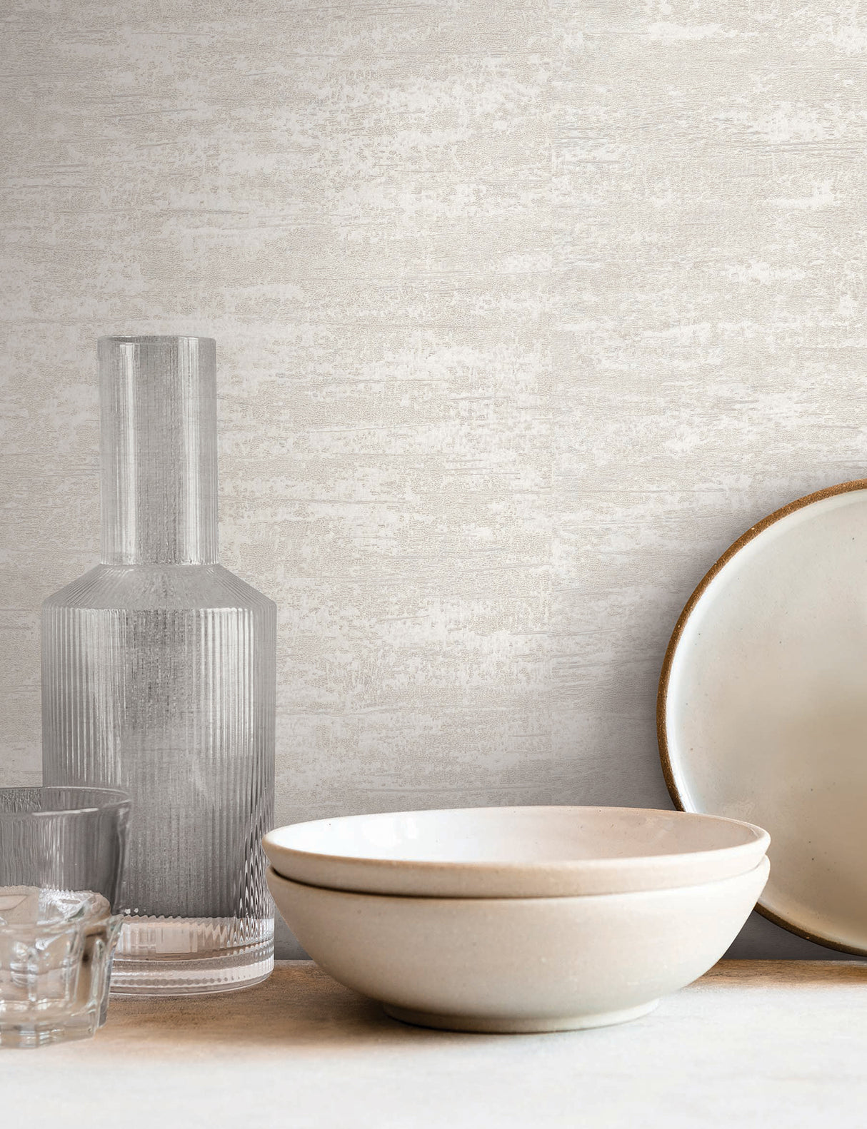 Weathered Stucco Pearl by York Wallcoverings Textured Vinyl Wallpaper – York Wallcoverings SI25755