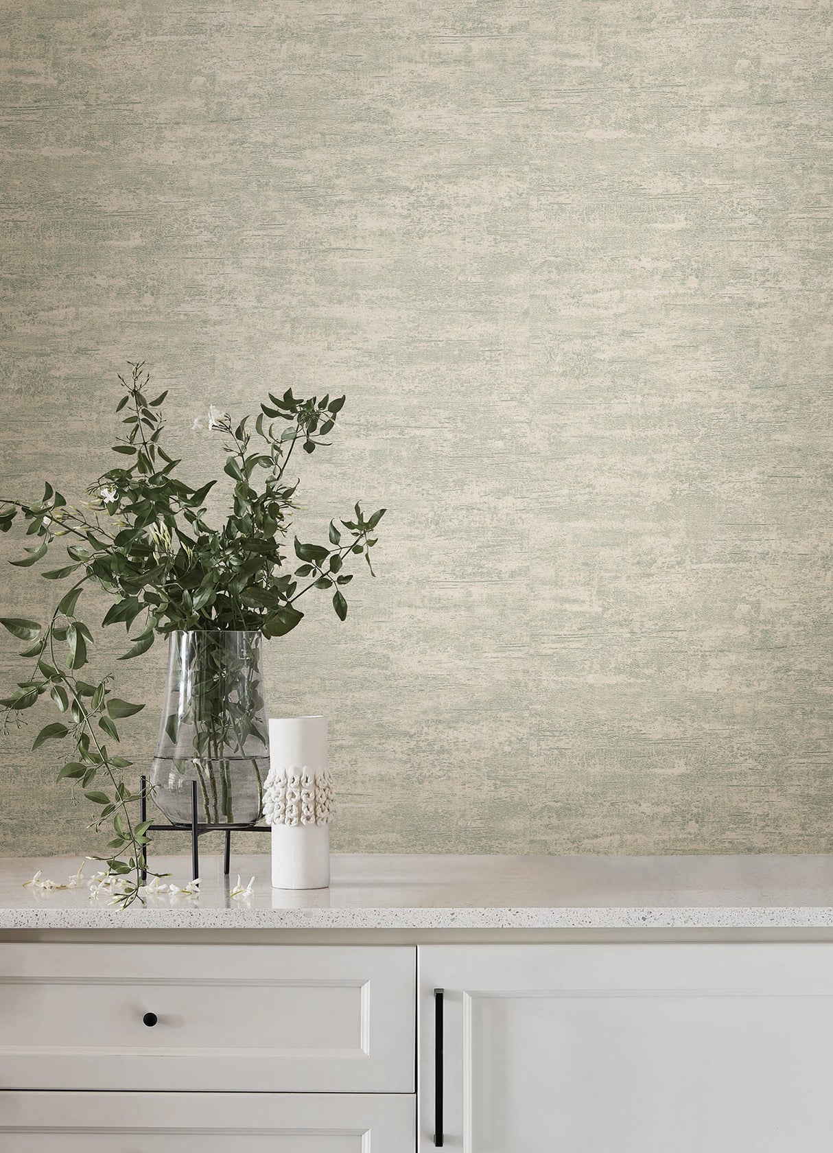Weathered Stucco Ecru by York Wallcoverings Textured Vinyl Wallpaper – York Wallcoverings SI25757