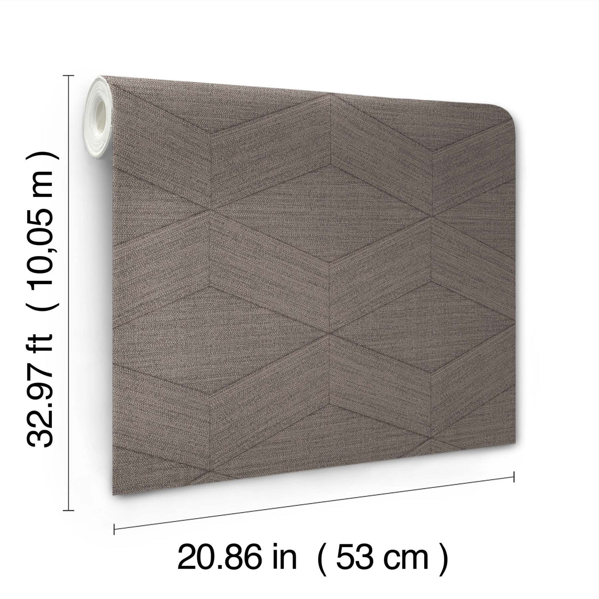 Huntsman Mushroom by York Wallcoverings Geometric Faux Grasscloth Wallpaper – York Wallcoverings SI25834