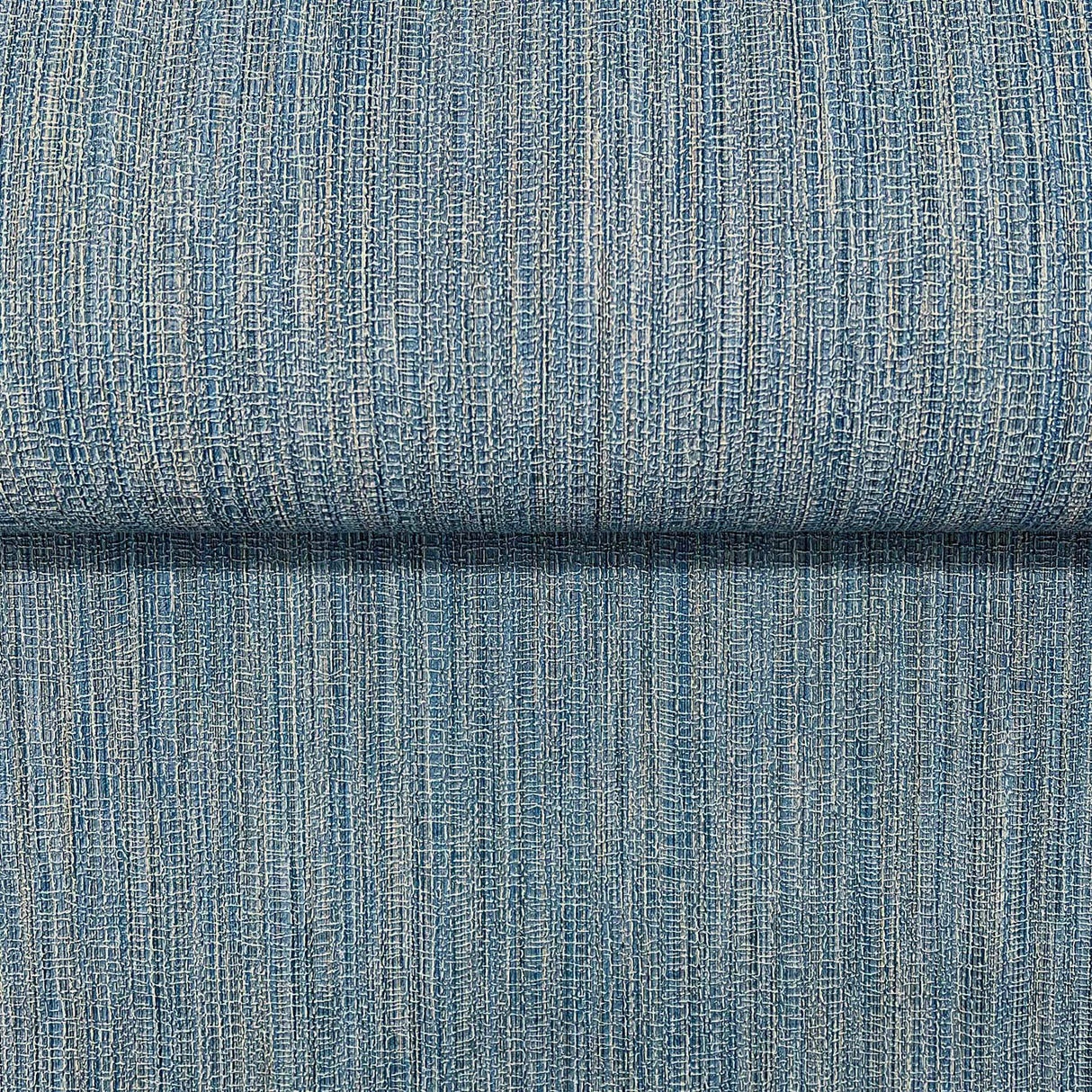 Washed Ramie Cobalt by York Wallcoverings Faux Grasscloth Vinyl Wallpaper – York Wallcoverings SI25856