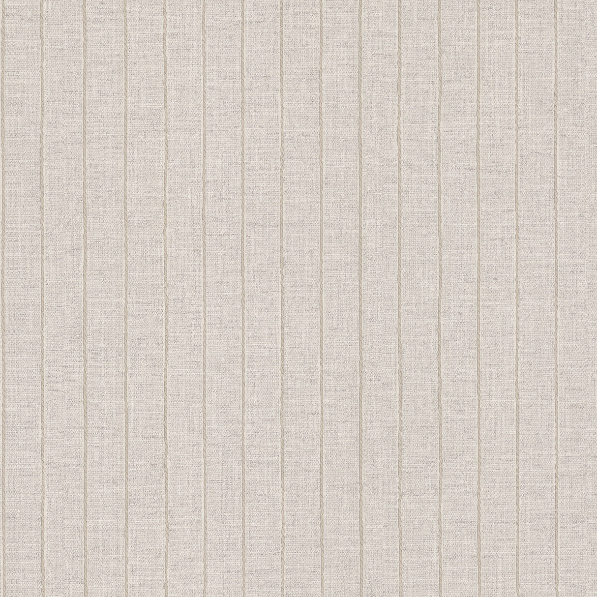 Cording Stripe Pearl Wallpaper by York Wallcoverings