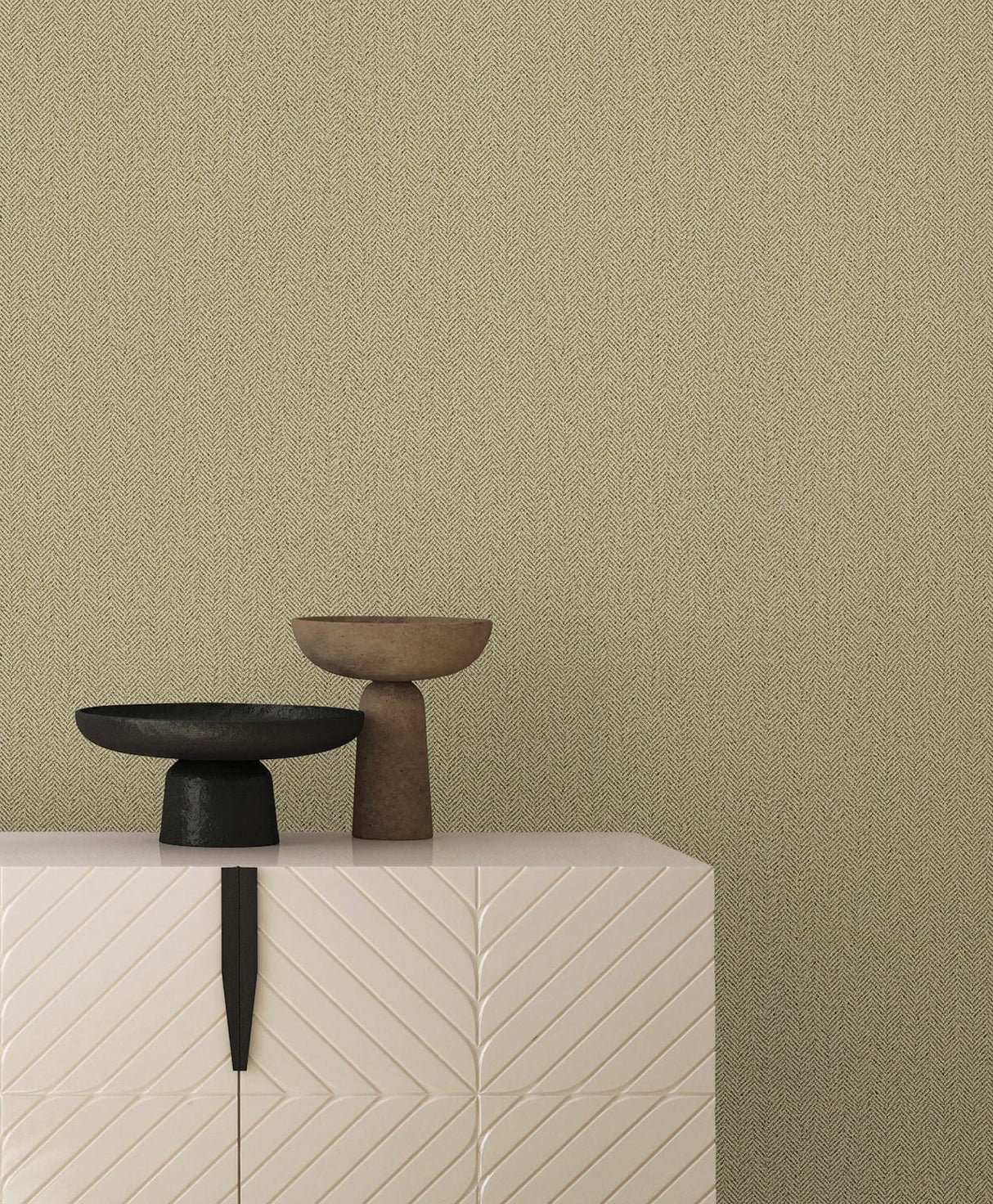 Tailored Chevron Green by York Wallcoverings Vinyl on Non Woven Wallpaper – York Wallcoverings SI26136