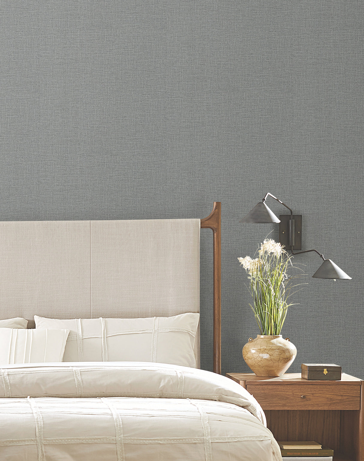 Loom Silver by York Wallcoverings Wallpaper – York Wallcoverings SI26141