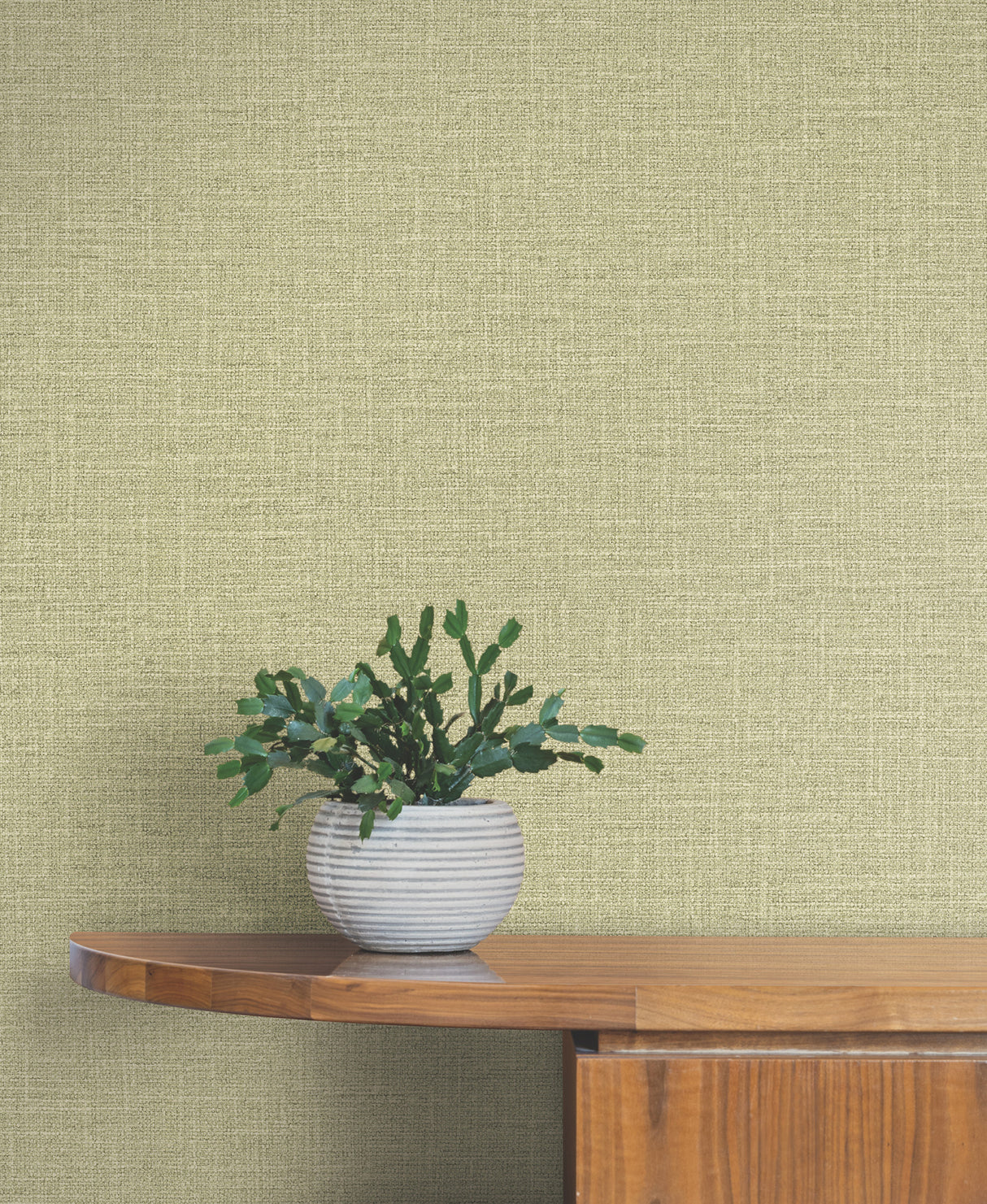 Loom Green by York Wallcoverings Textured Weave Vinyl Wallpaper- York Wallcoverings SI26148