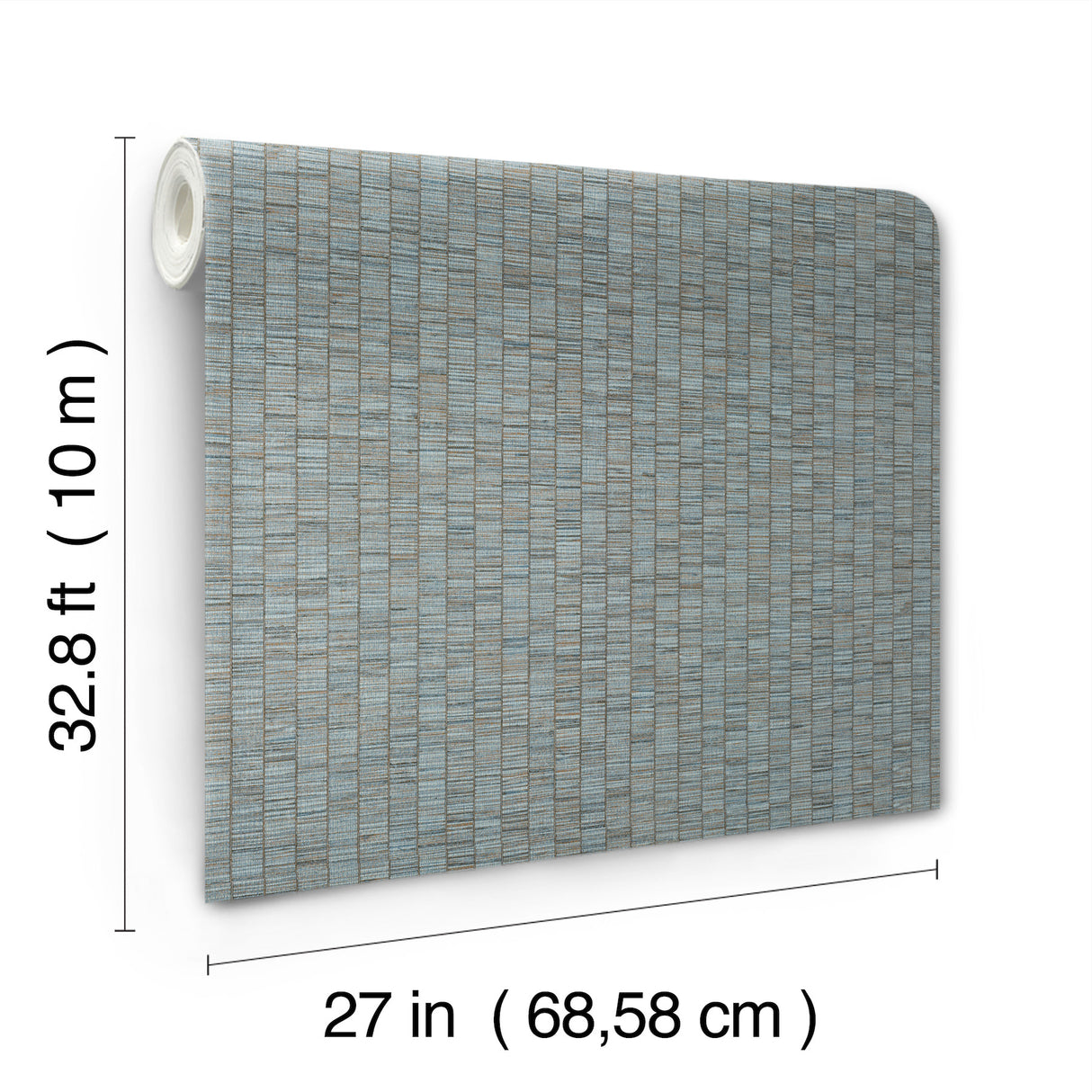 Lemuria Blue by York Wallcoverings Striped Vinyl Wallpaper – York Wallcoverings SI6576