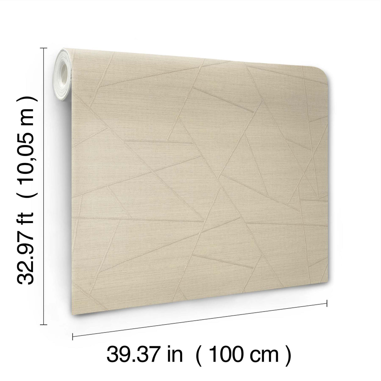 Lisle Toasted Almond by York Wallcoverings Geometric Vinyl Wallpaper – York Wallcoverings SI6822