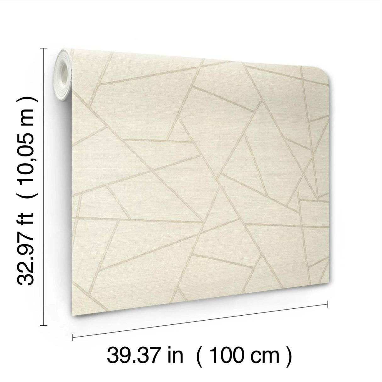 Lisle Ivory by York Wallcoverings Geometric Vinyl Wallpaper – York Wallcoverings SI6823