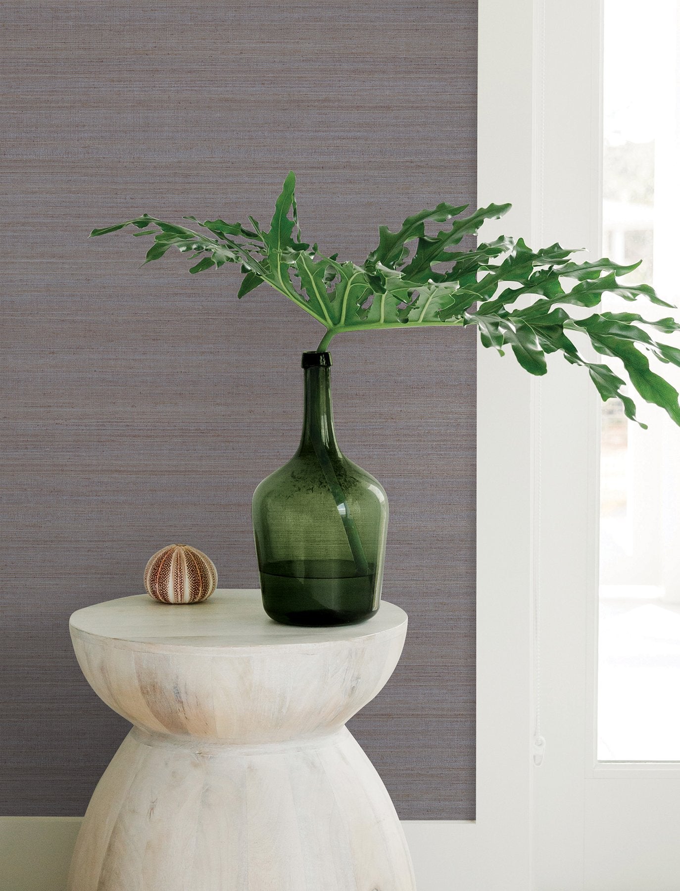 Milano Silk Midnight Wallpaper with Textured Solid Traditional Style - York SI6840