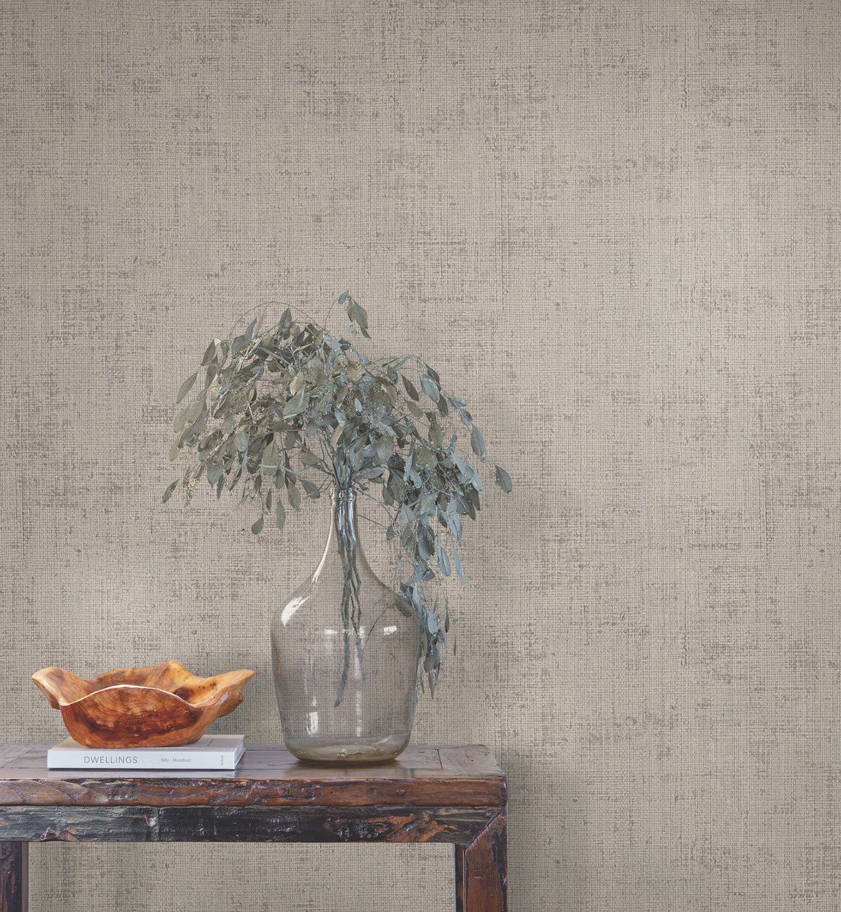 Alma Grey by York Wallcoverings Faux Weave Wallpaper – York Wallcoverings SI7144