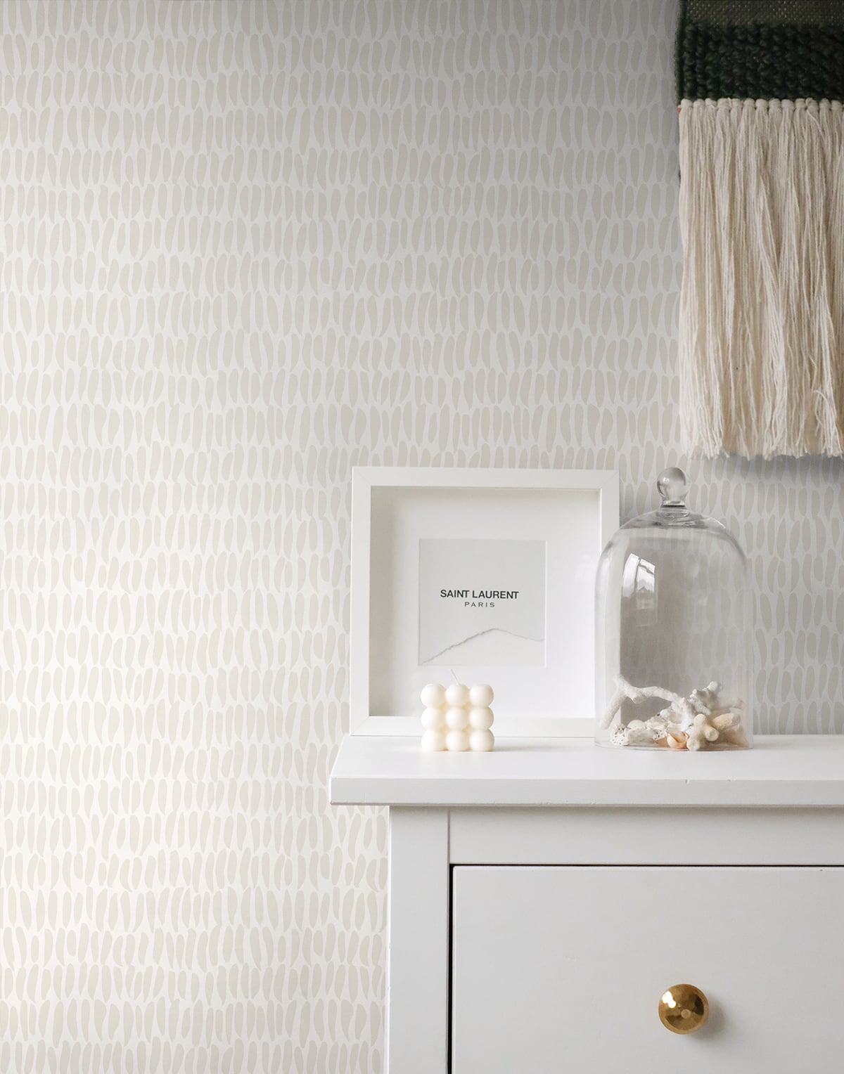 Brushwork Oat Milk by The Simple Life Abstract Brushstroke Wallpaper – Seabrook Designs SL80020