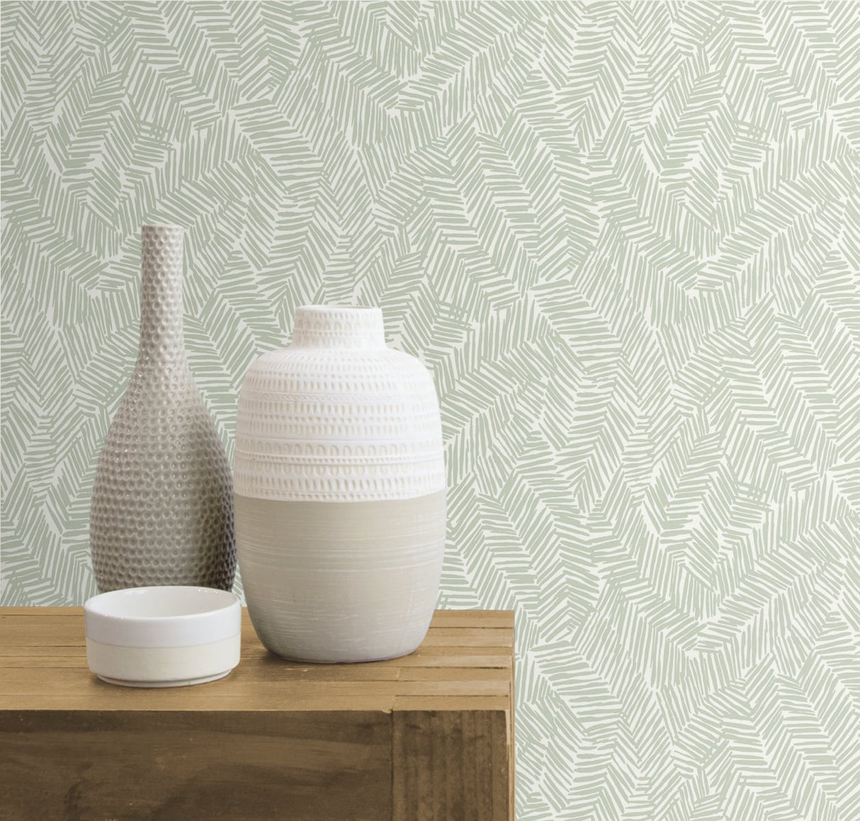 Lush Celadon by The Simple Life Abstract Wallpaper – Seabrook Designs SL80404