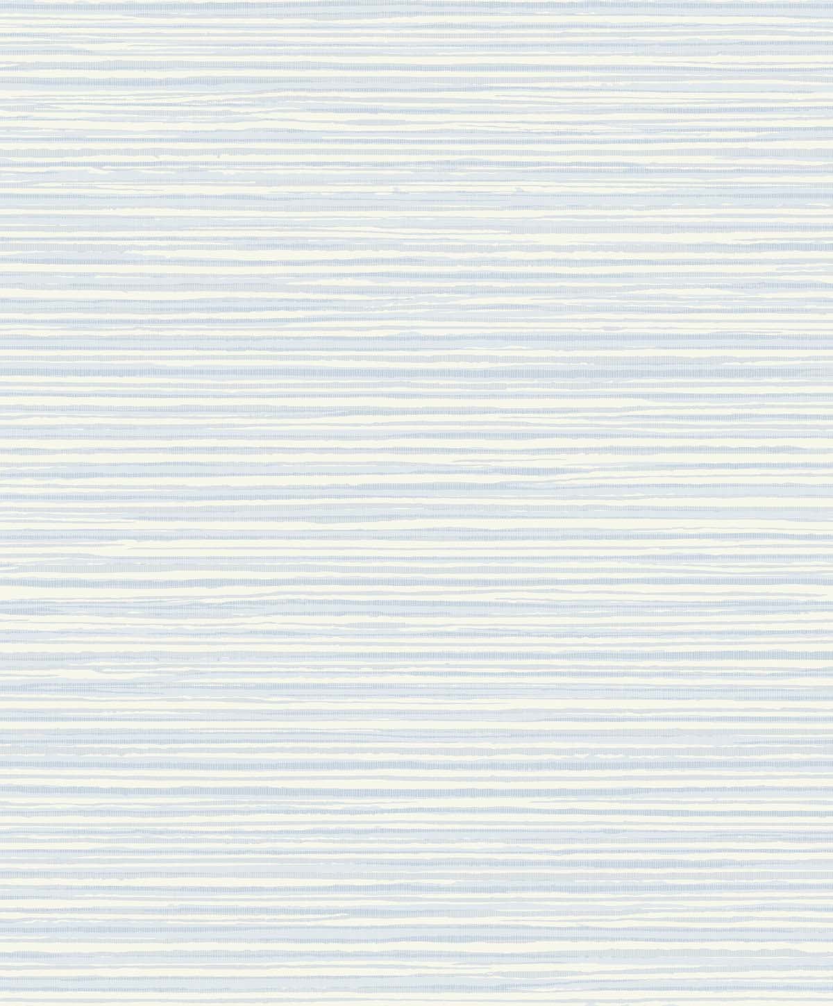 Calm Seas wallpaper in Blue Mist with soft horizontal stripes