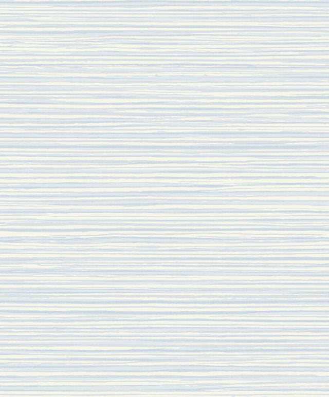 Calm Seas wallpaper in Blue Mist with soft horizontal stripes