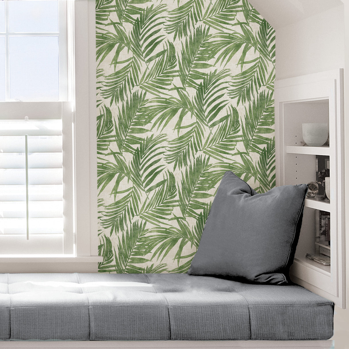 Urban Oasis Peel and Stick Self Adhesive Fully Removable Vinyl Wallpaper Roll, 20.5 in x 18 ft, 30.75 sq ft by NuWallpaper WallPops - SLW3405
