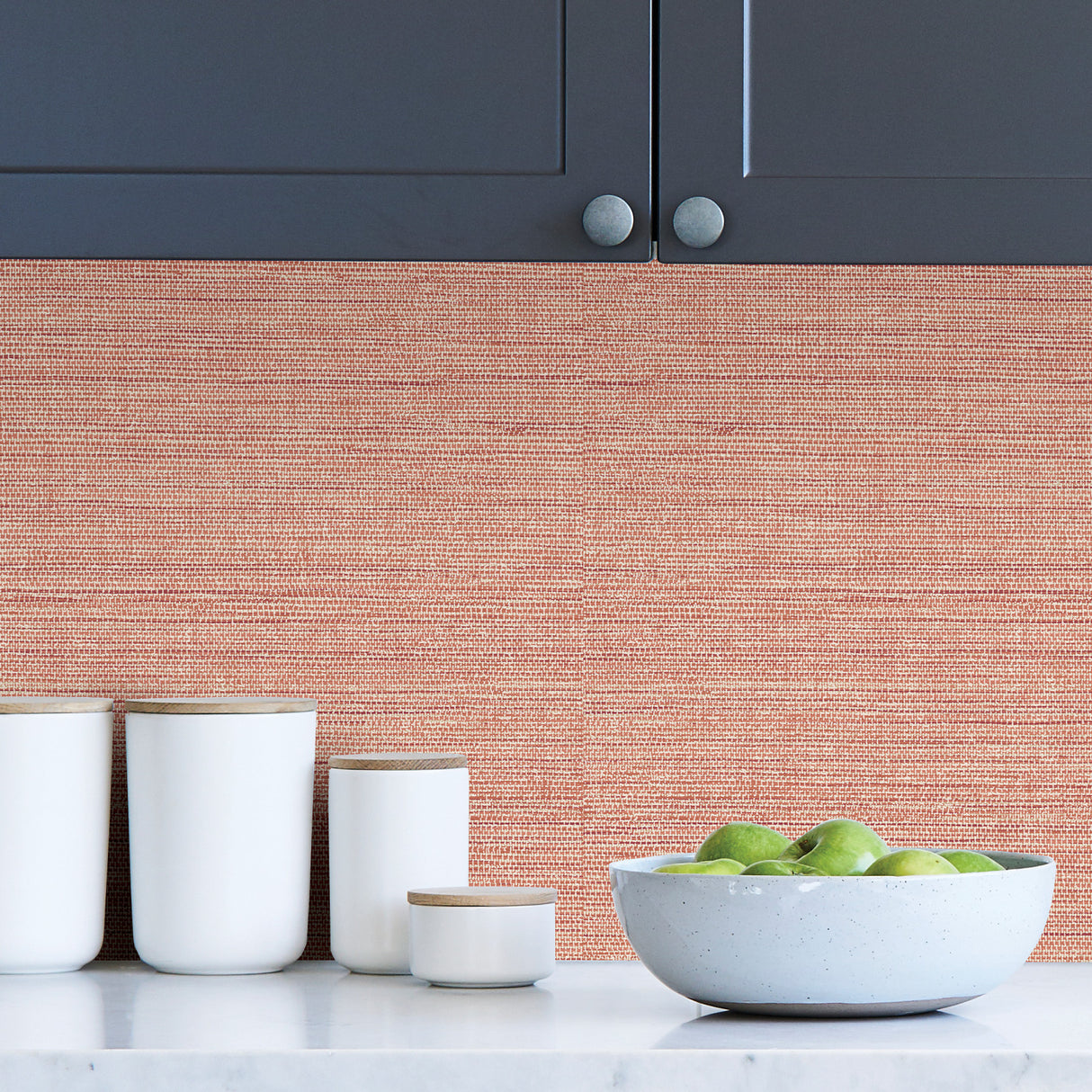 Artisan Weave Spice by NuWallpaper Peel and Stick Self Adhesive Fully Removable Vinyl Wallpaper from the WallPops Collection - SLW3411