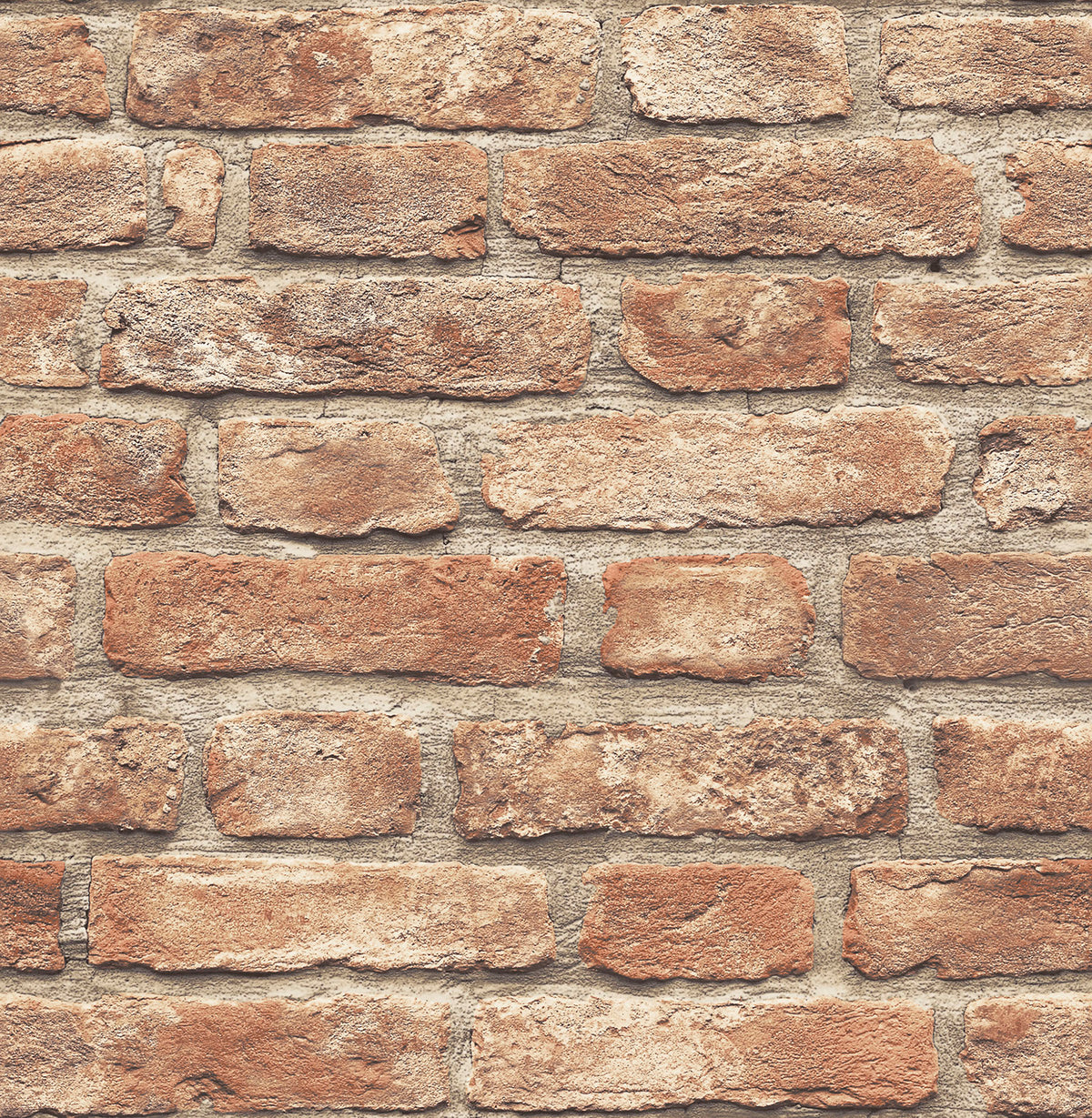 Brick Revival Brick Red Peel and Stick Self Adhesive Wallpaper by NuWallpaper - SLW3418