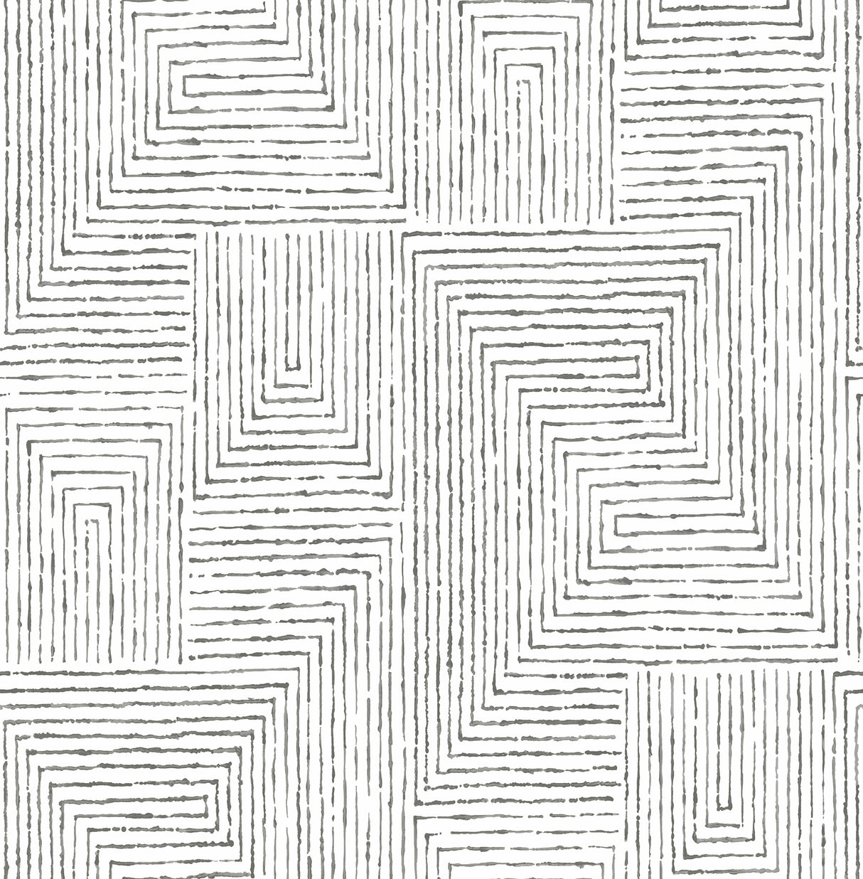 Grey Ink Self Adhesive Peel and Stick Wallpaper in Grey by NuWallpaper - SLW6070