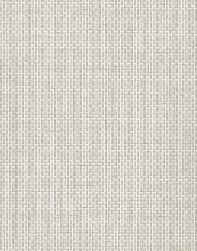 Petite Metro Tile White Wallpaper