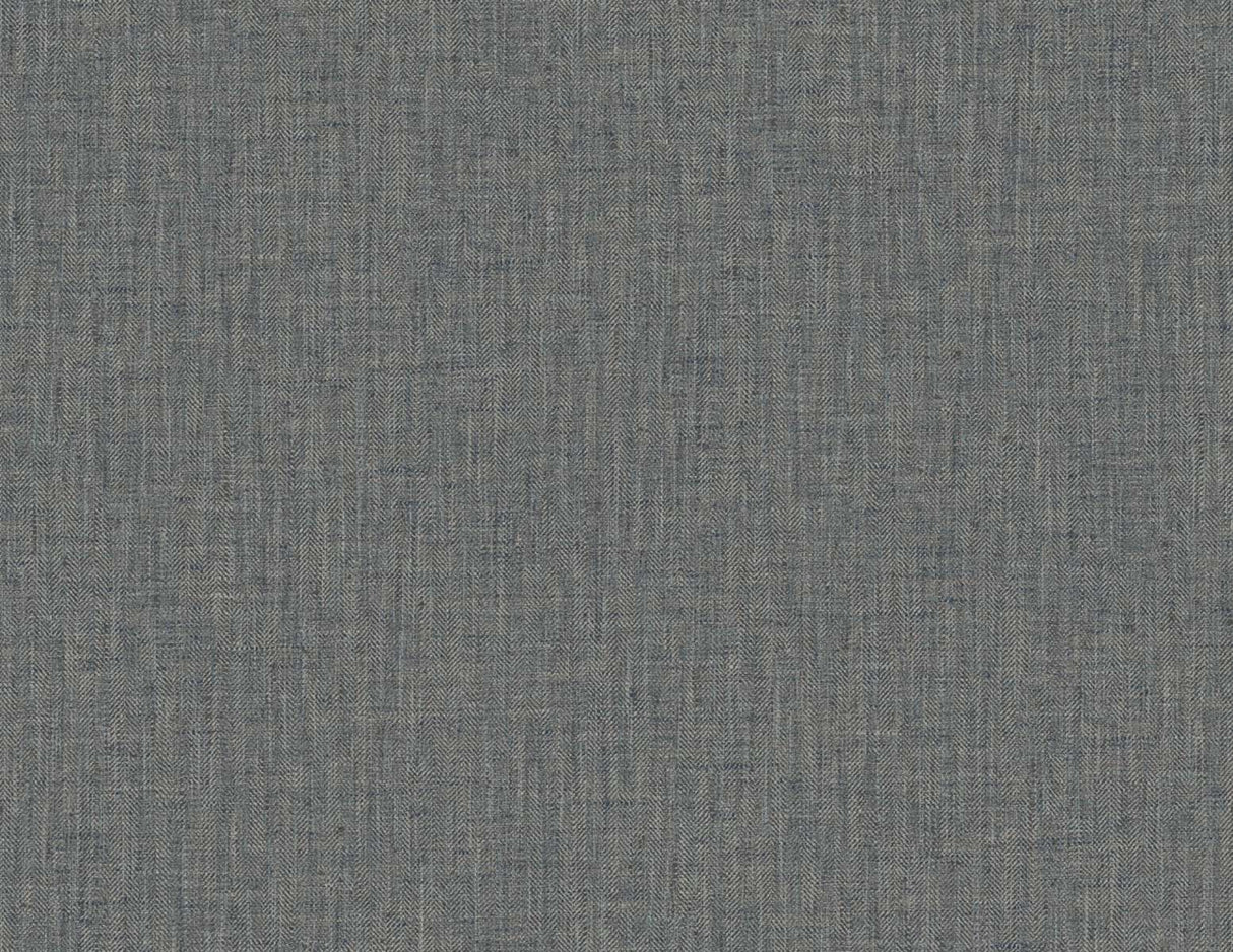 DuPont Tweed wallpaper in Flint & Ivory, matte faux linen texture