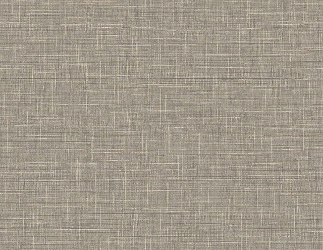 Grasmere Weave cappuccino faux linen texture vinyl wallpaper