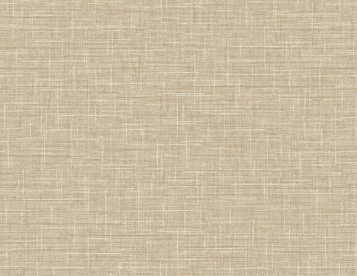 Grasmere Weave wallpaper in Honeycomb beige faux linen texture